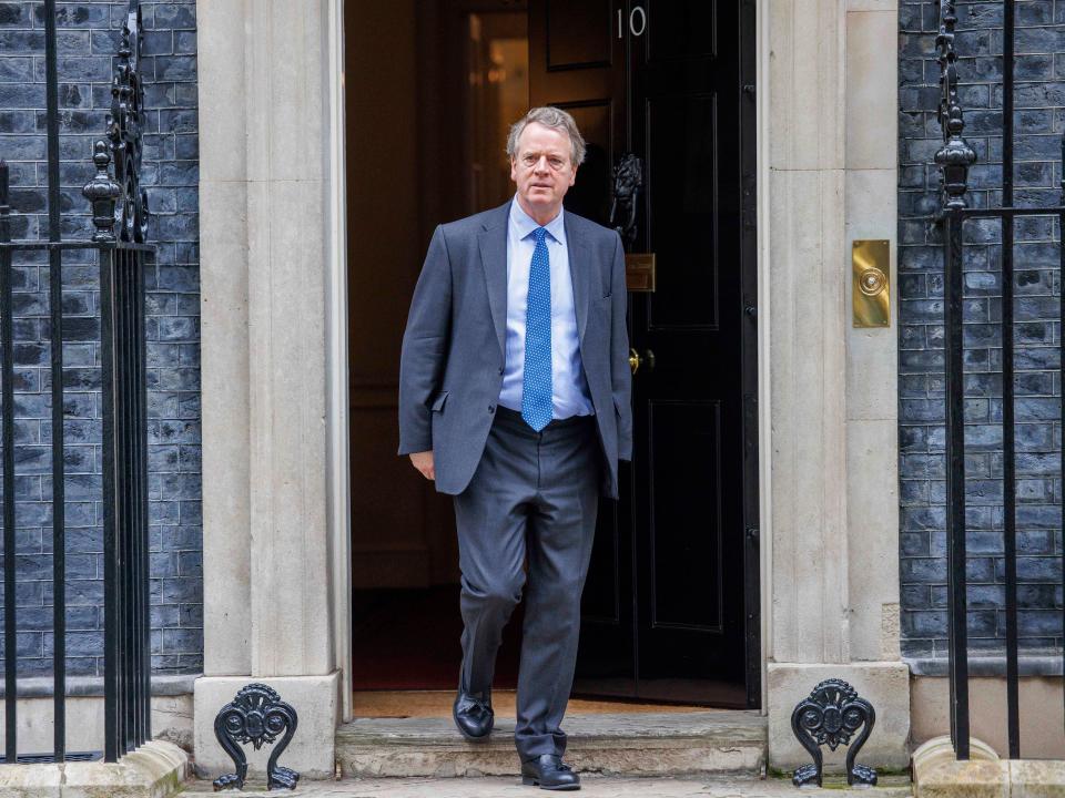 London, UK. 19th Mar, 2024. Alistair Jack, Secretary of State for Scotland, at Downing Street for a Cabinet meeting. Credit: Mark Thomas/Alamy Live News