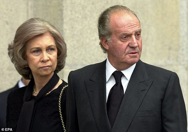 According to the author, Juan Carlos (pictured in 2004) told his son: 'You are going to destroy the monarchy'