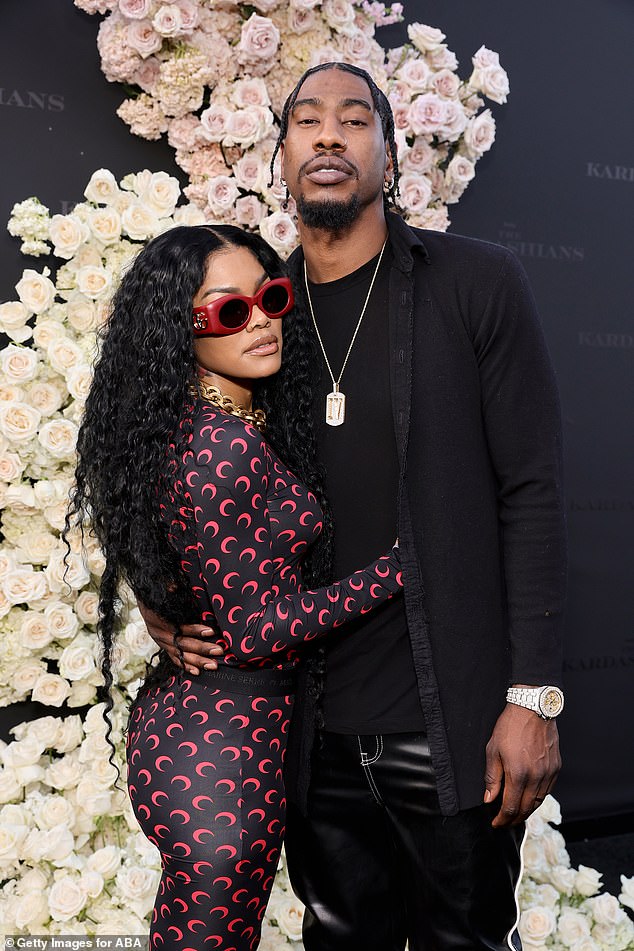Teyana Taylor's ex Iman Shumpert has claimed that she makes double what he does as he is asking for a change in child support payments amid their bitter divorce according to court documents obtained by TMZ on Thursday; they are pictured in April 2022