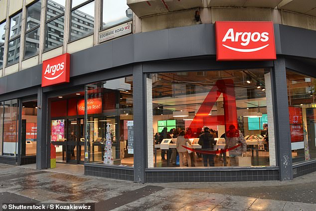 Argos admiration: Our reader said she was happy to find Argos would exchange a faulty product with minimum fuss, even without a receipt